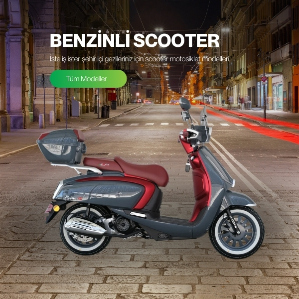 Arora Benzinli Scooter Motosiklet Modelleri - AVEV MOTORS